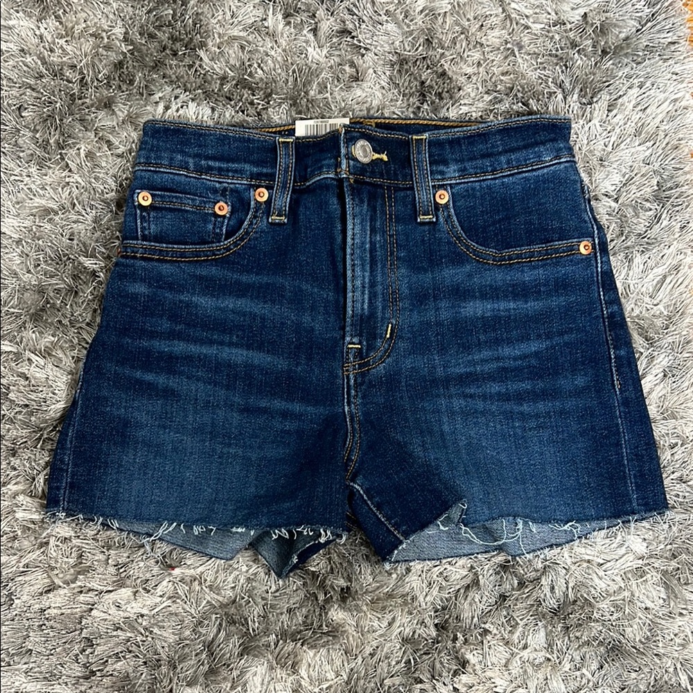 Denim Blue Levis Shorts